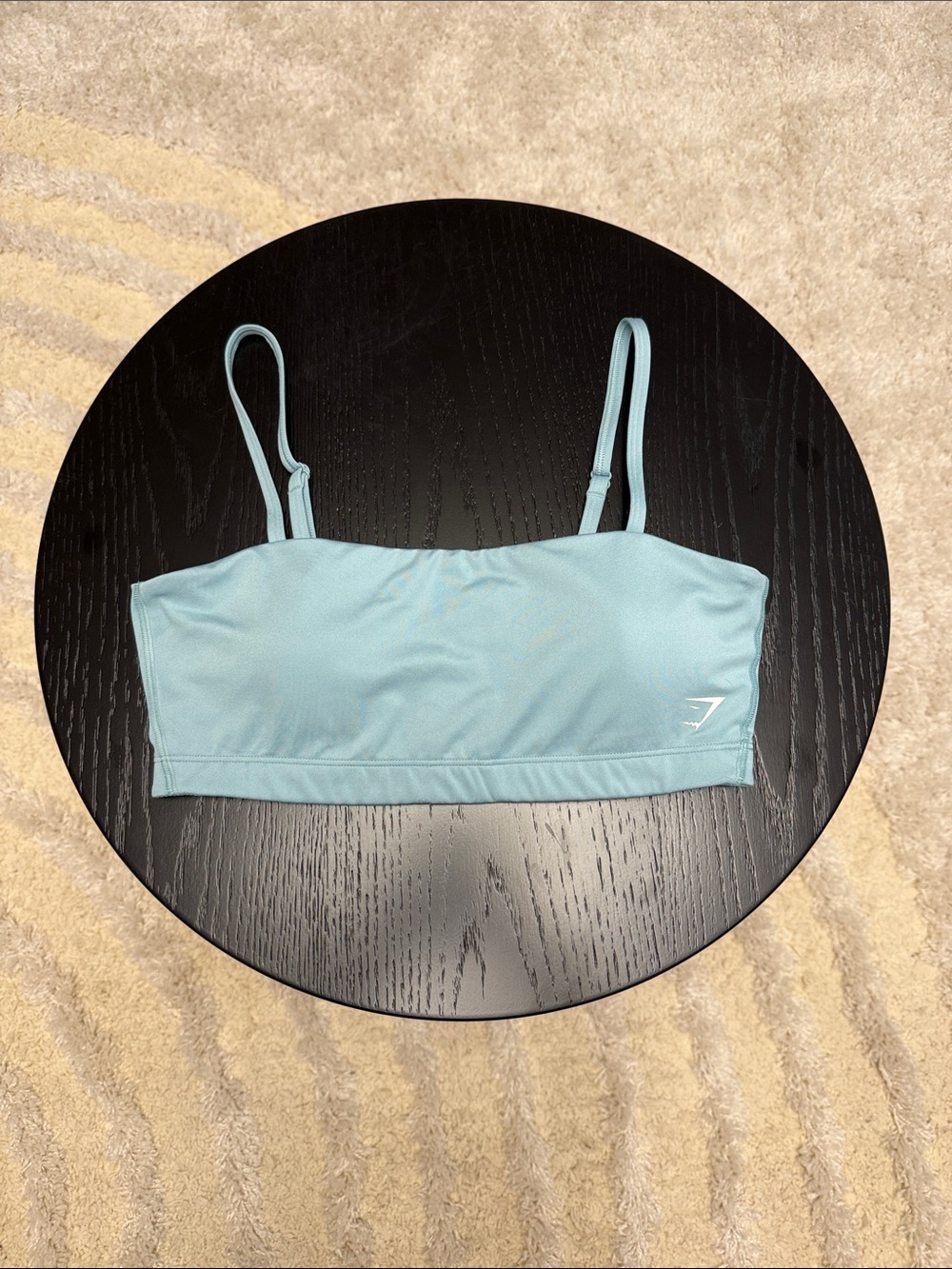 Gymshark Light Blue Bandeau Sports Bra